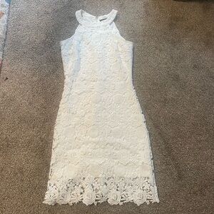 Small lulus white lace dress
